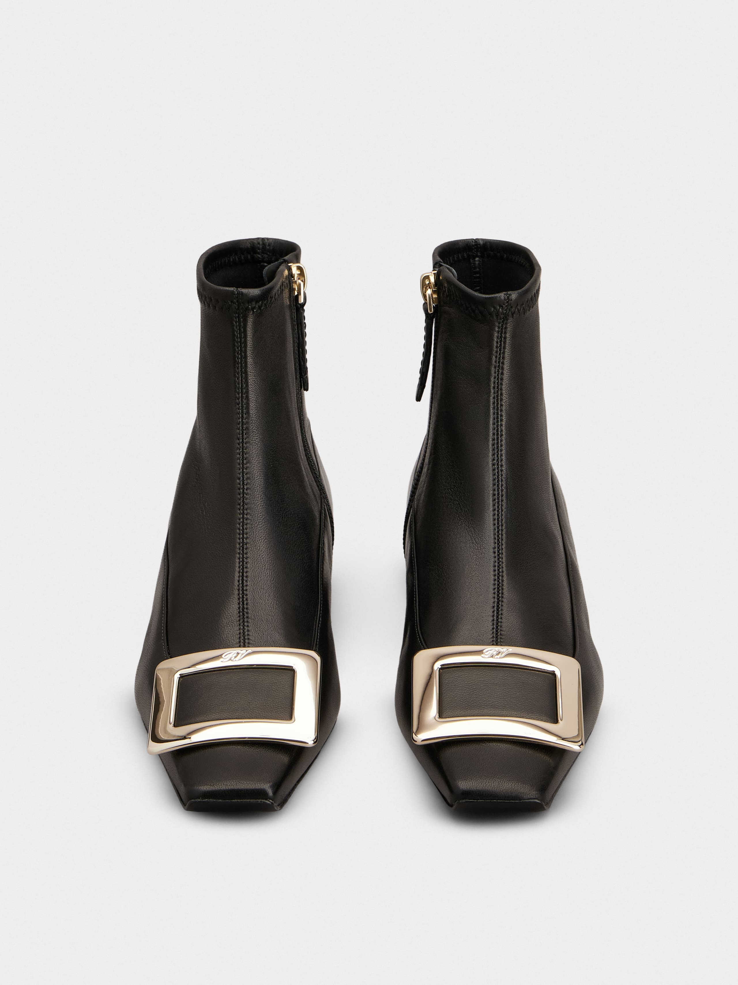 Belle Vivier Booties in leather - 7