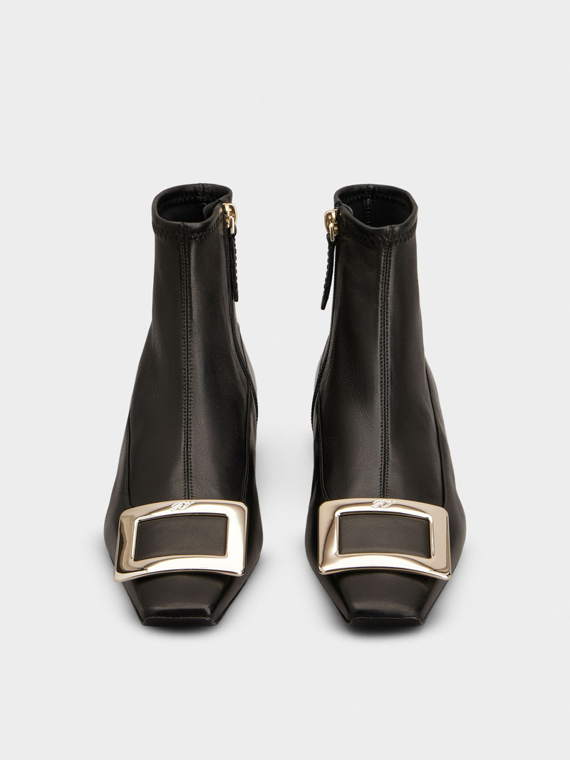 Belle Vivier Booties in leather 7