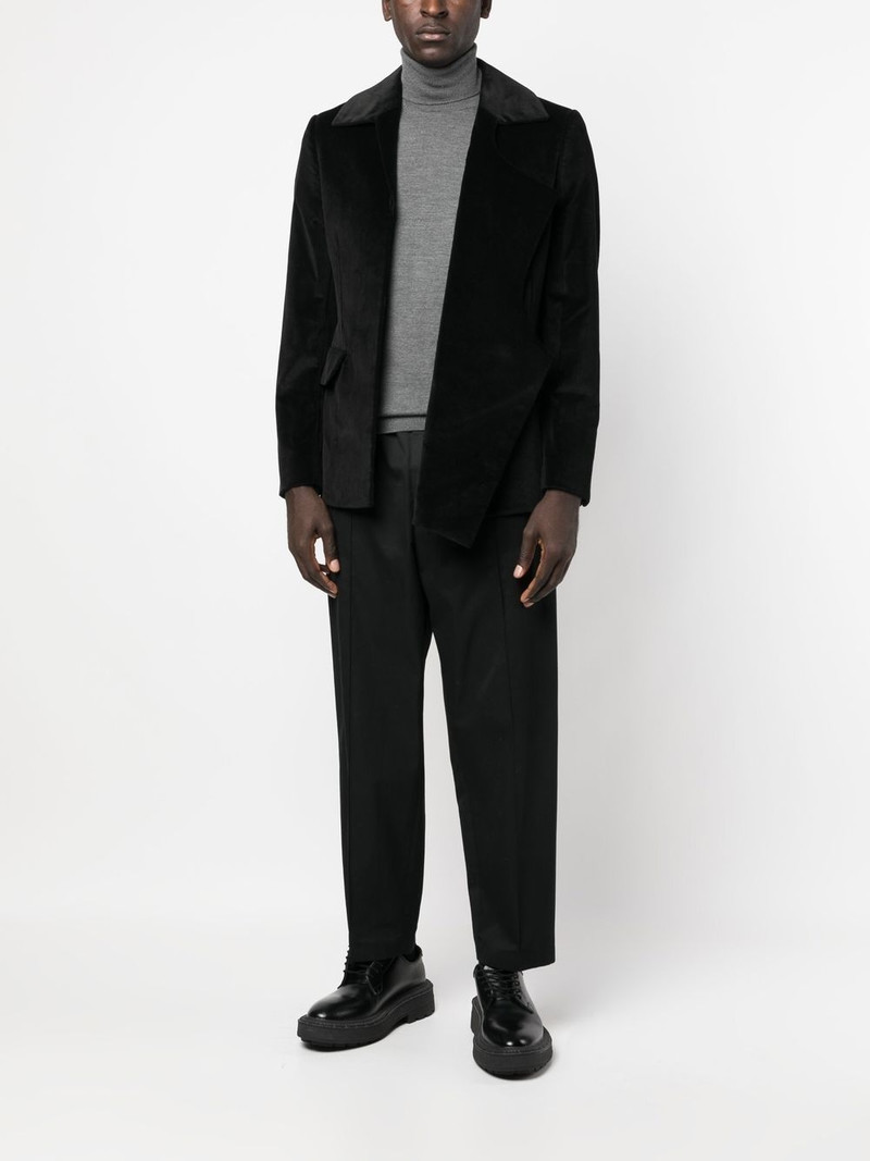 Comme des Garçons Homme Plus corduroy single-breasted blazer outlook