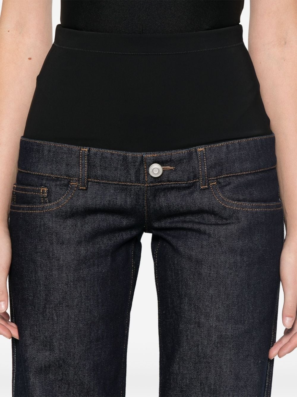 jersey hybrid jeans - 5