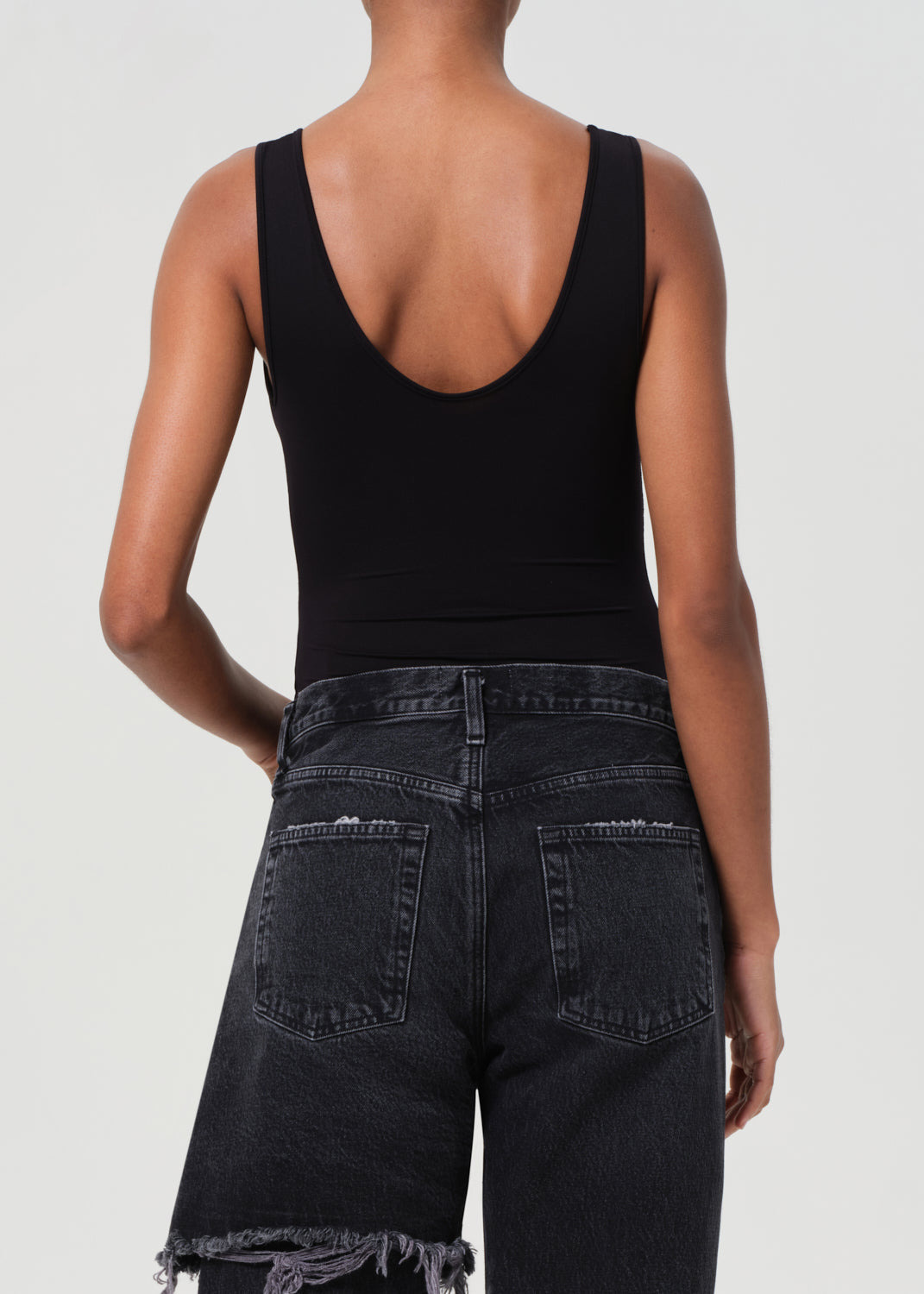 TORA TANK BODYSUIT IN BLACK - 3