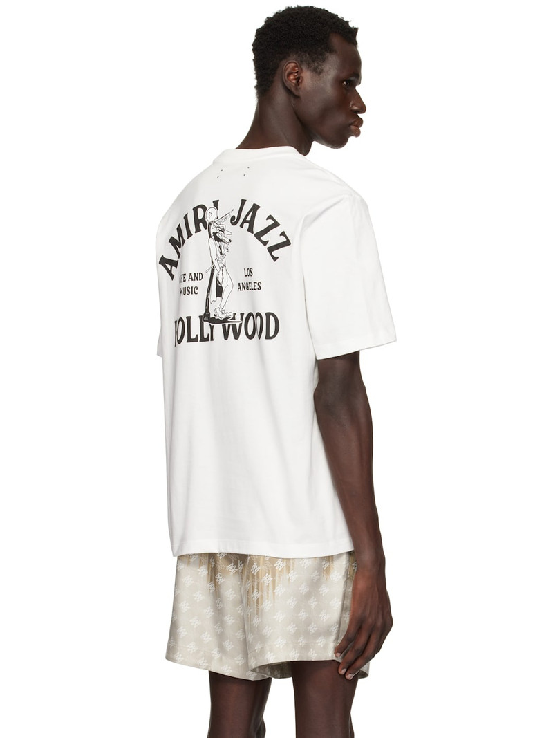 White 'Amiri' Jazz Wolf T-shirt 3