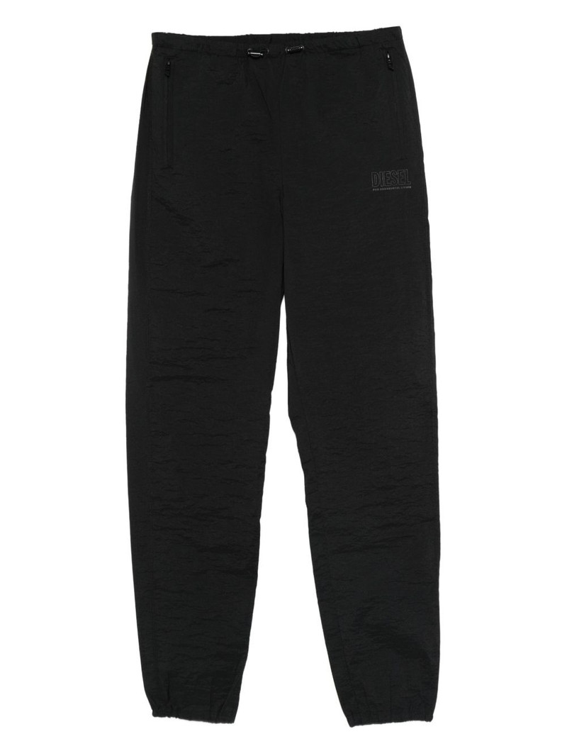logo-embroidered track pants 1