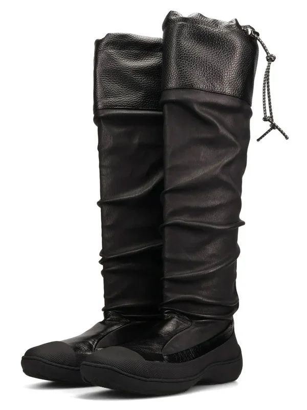 AVOCET LEATHER BOOTS - INK BLACK - 1