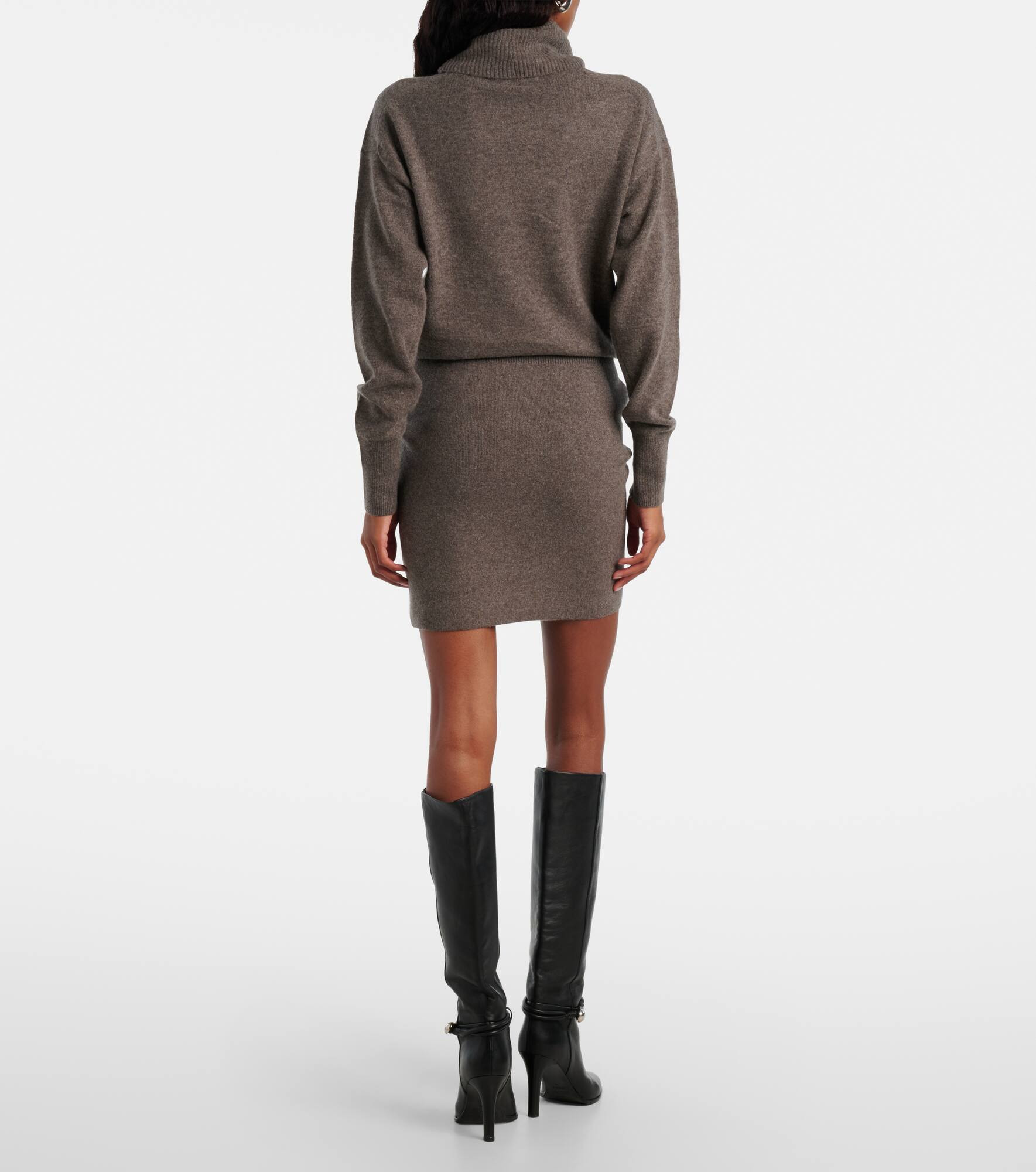 Wool and cashmere sweater dress - 3