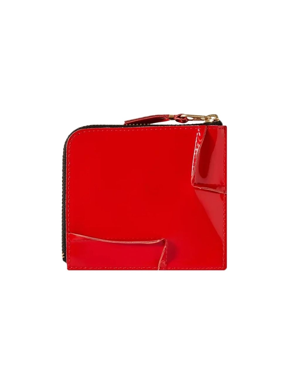 zip-around panelled wallet - 2