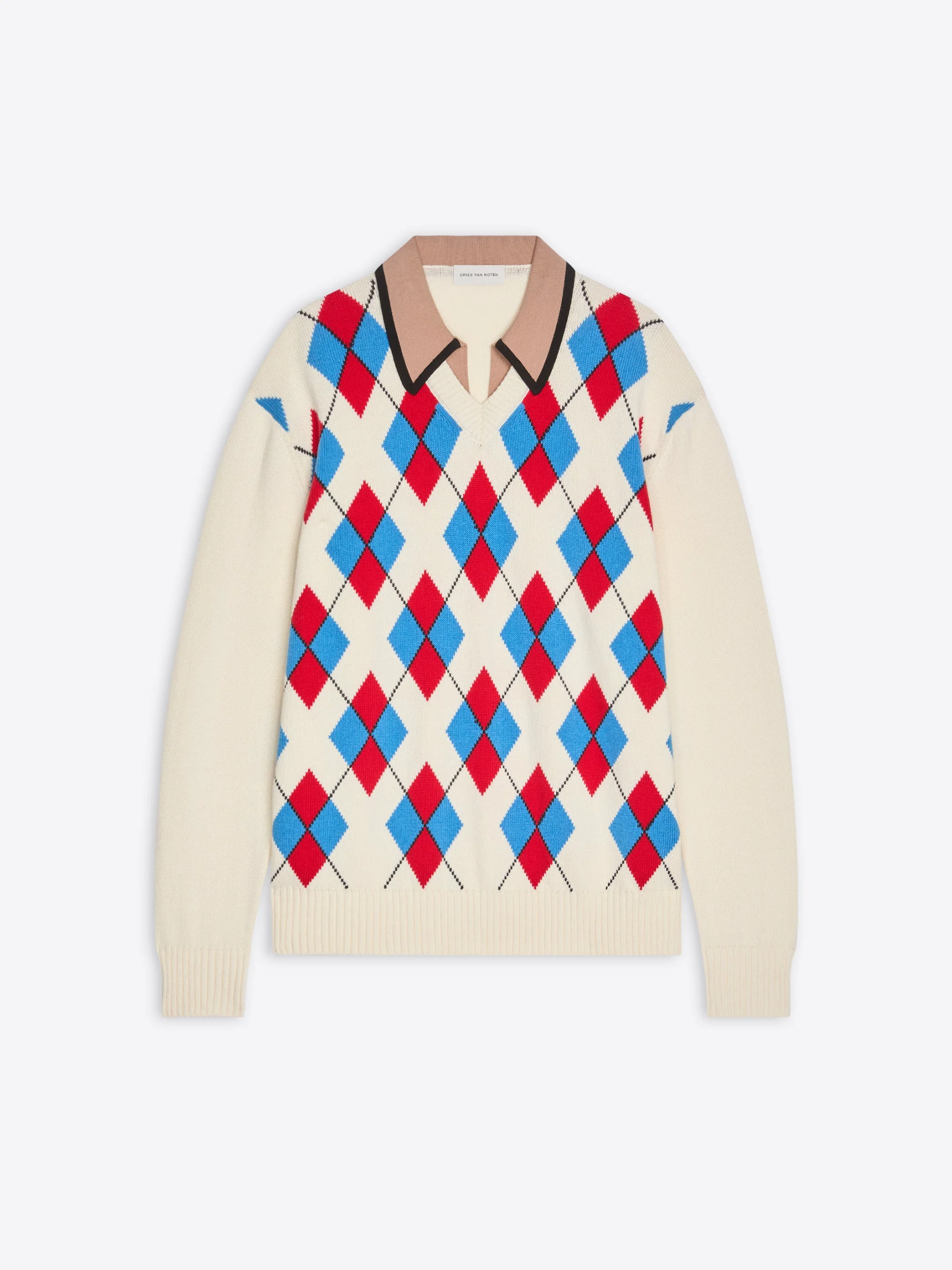 ARGYLE SWEATER - 1