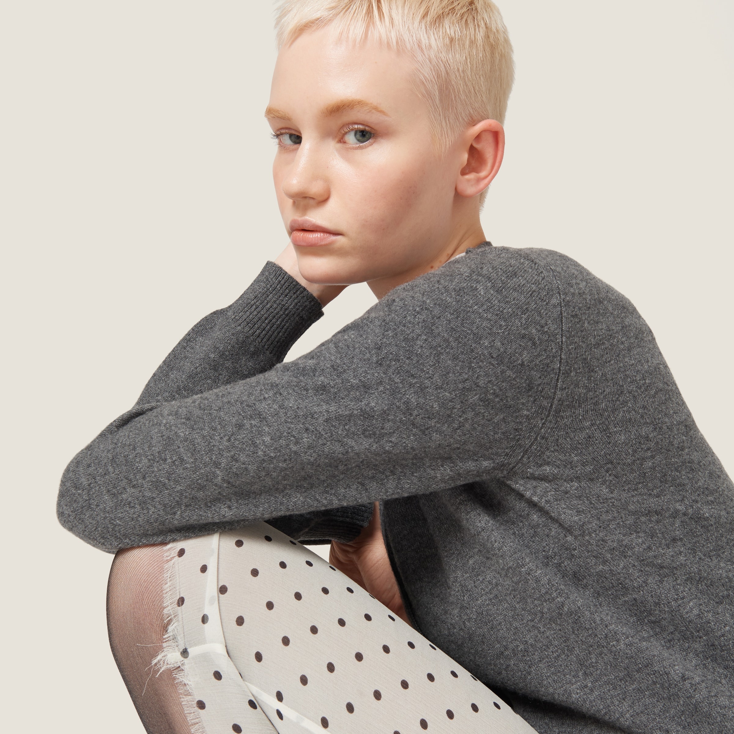 Cashmere knit cardigan - 5