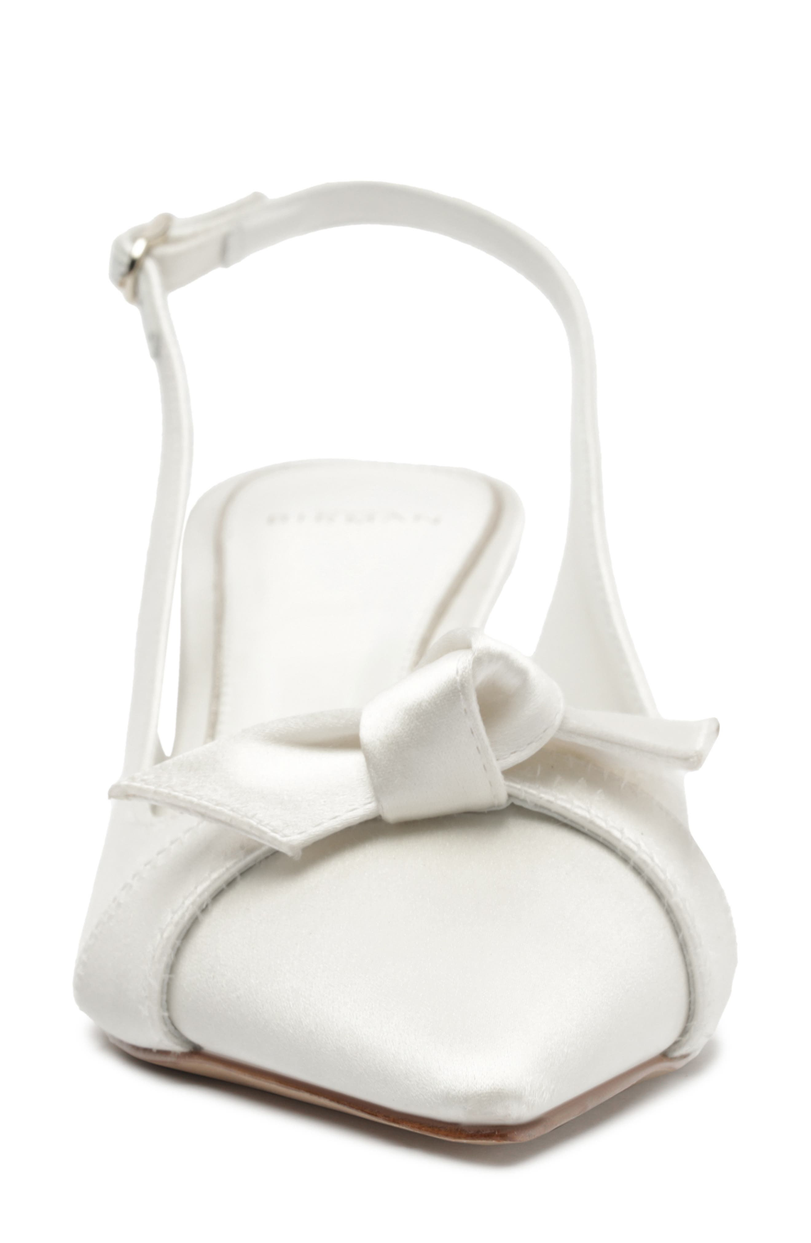 Alexandre Birman Clarita Classic Pointed Toe Slingback Pump in Bianco at Nordstrom - 4