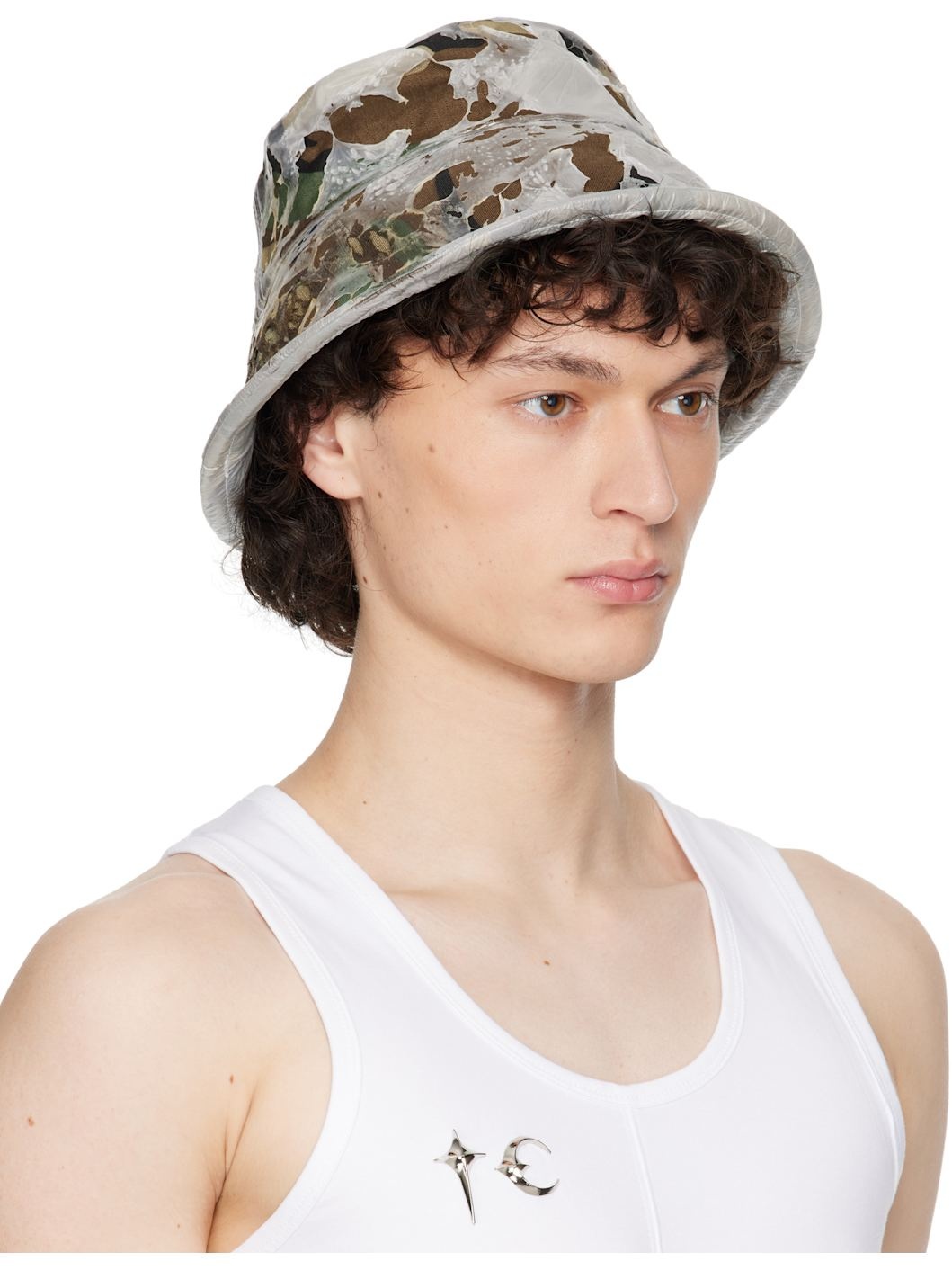 Green Burnt Bio Army Bucket Hat - 2