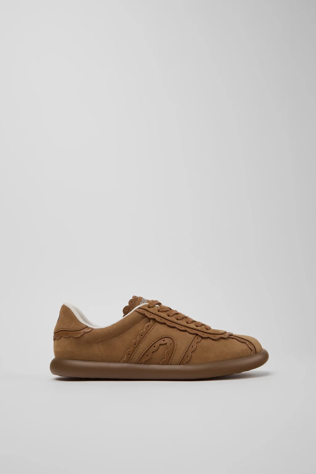 Pelotas Soller Brown Nubuck and Leather Sneakers for Women. - 1
