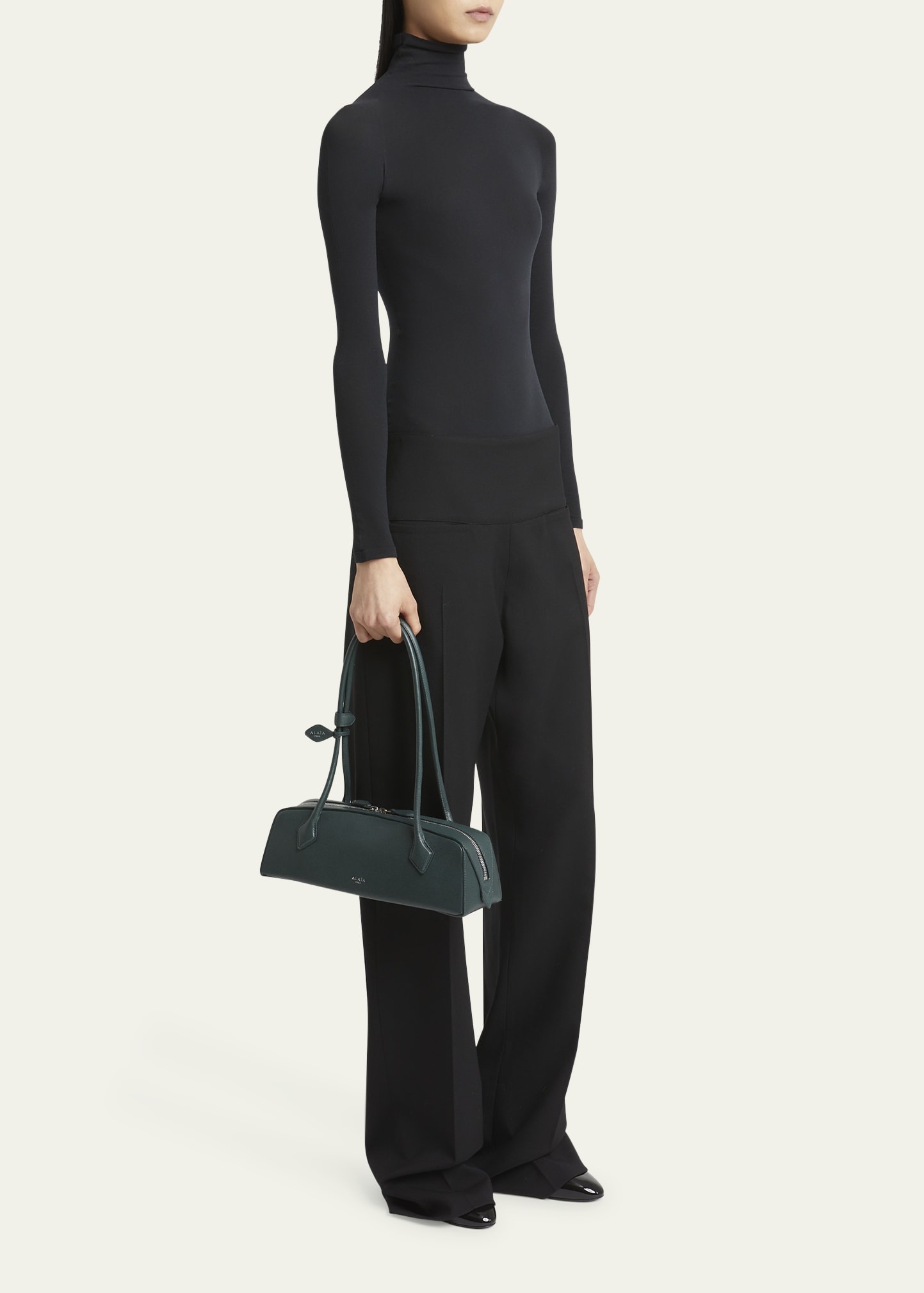 Le Teckel Medium Shoulder Bag in Goatskin - 6