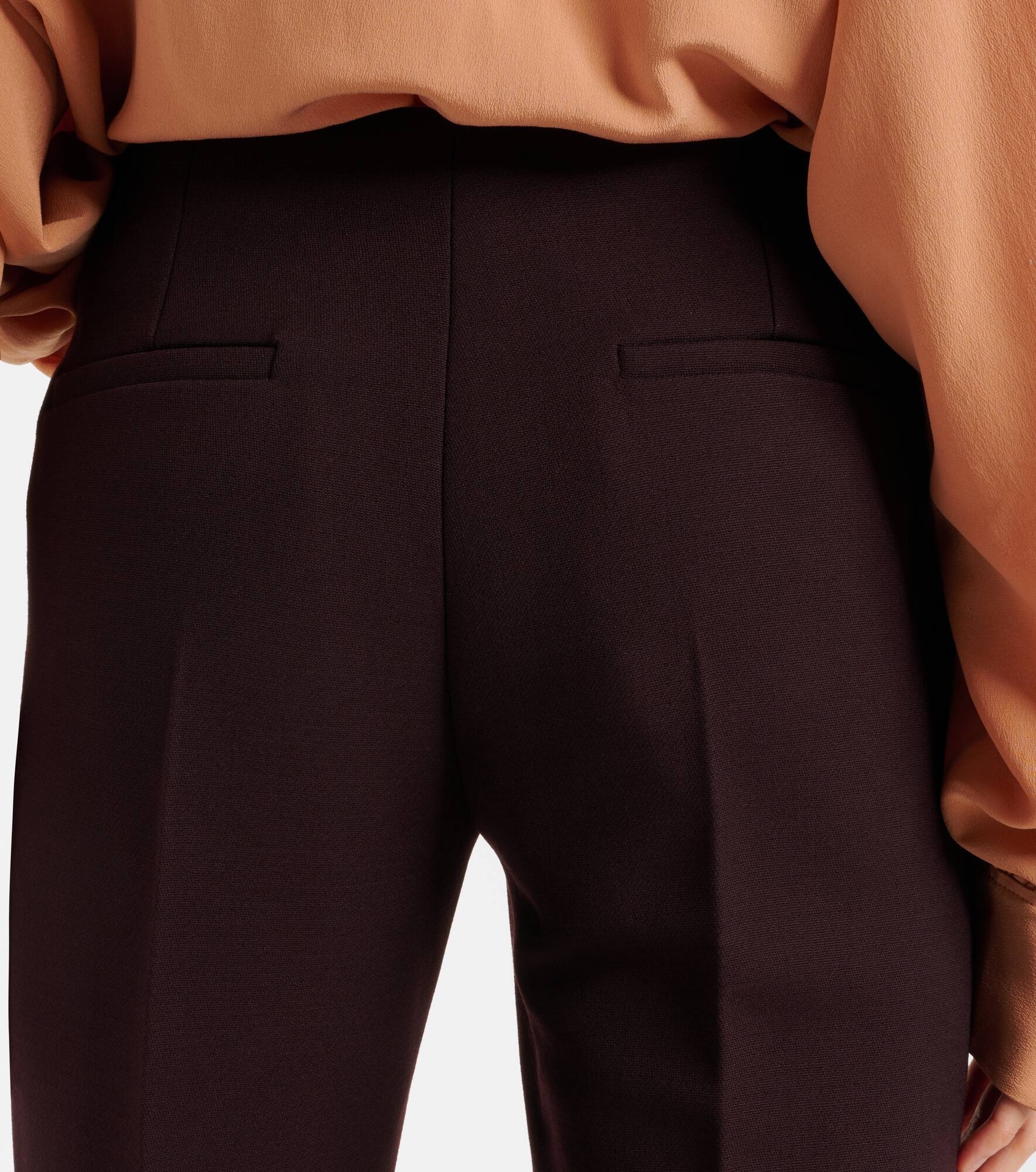 Wool wide-leg pants - 6