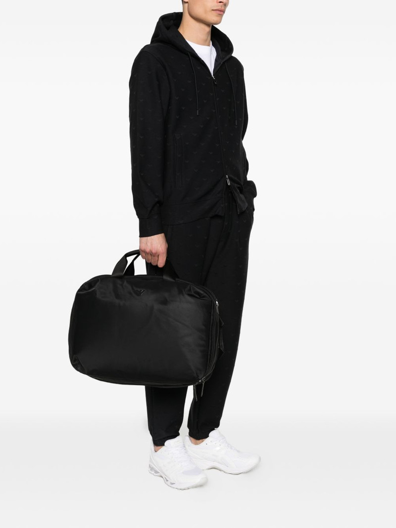 EMPORIO ARMANI logo-plaque luggage outlook