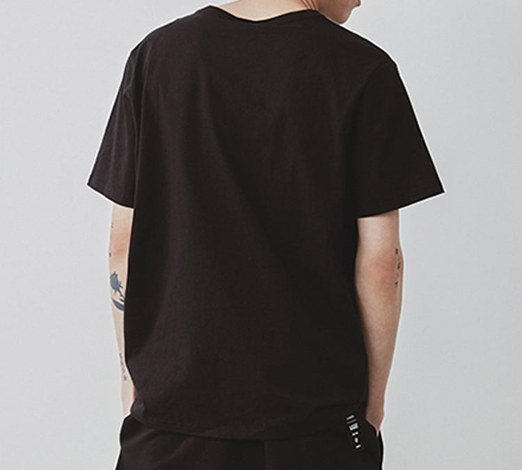 Vans Unisex Logo Printing Round-Neck Black VN0A4P58BLK - 4