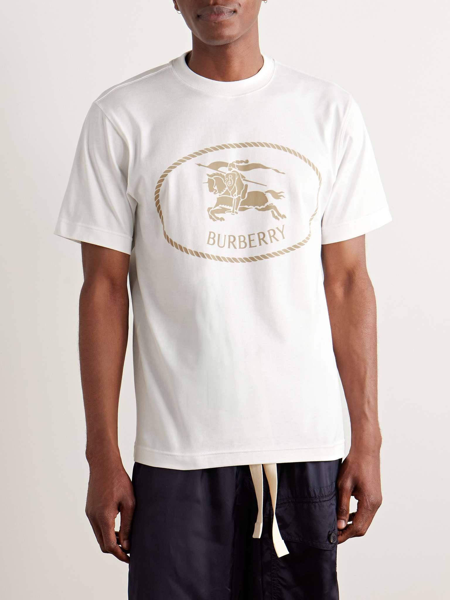 Slim-Fit Logo-Print Cotton-Jersey T-Shirt - 3