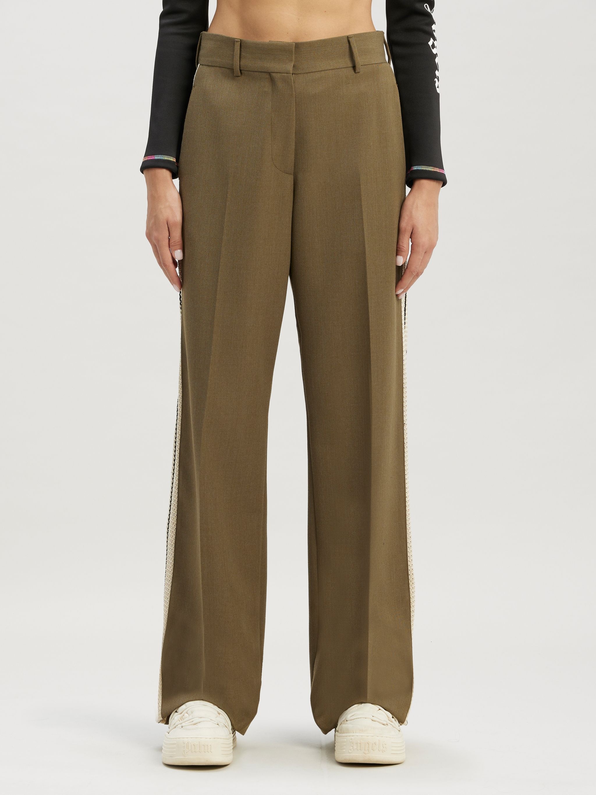 Military Knit Tape Suit Pants - 3
