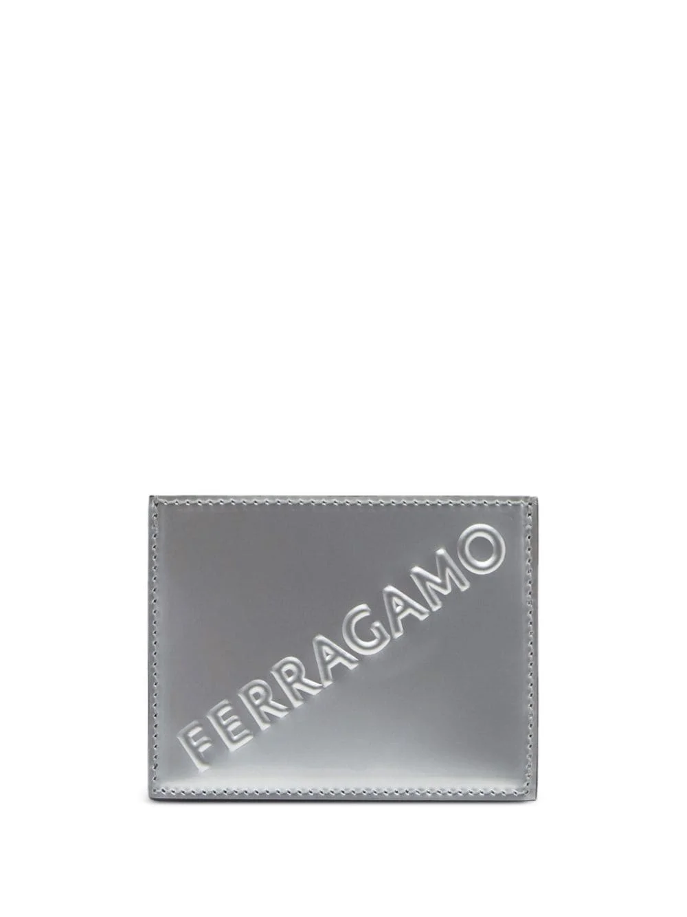 logo-embossed leather wallet - 1