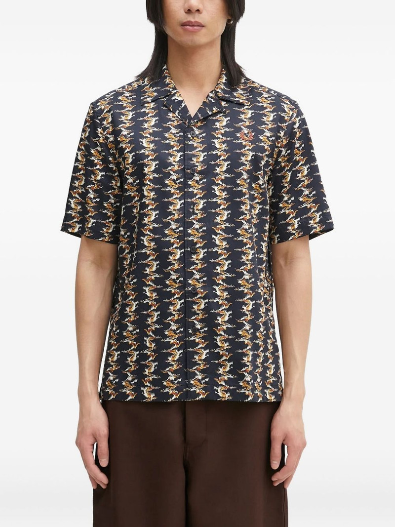 Fred Perry camp-collar patterned shirt outlook