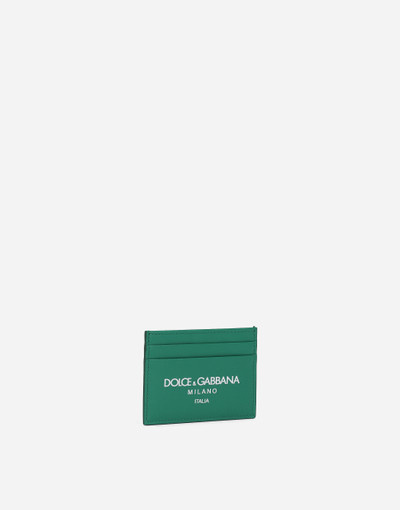 Dolce & Gabbana Calfskin card holder with logo outlook