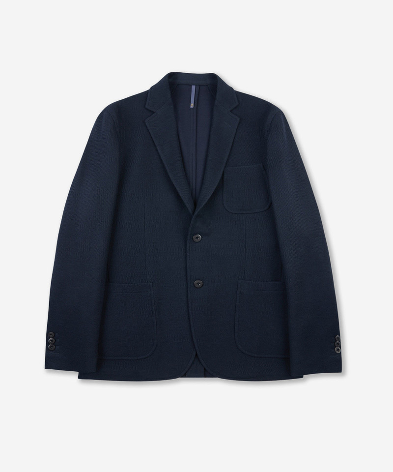 Jersey hopsack slim fit jacket 1