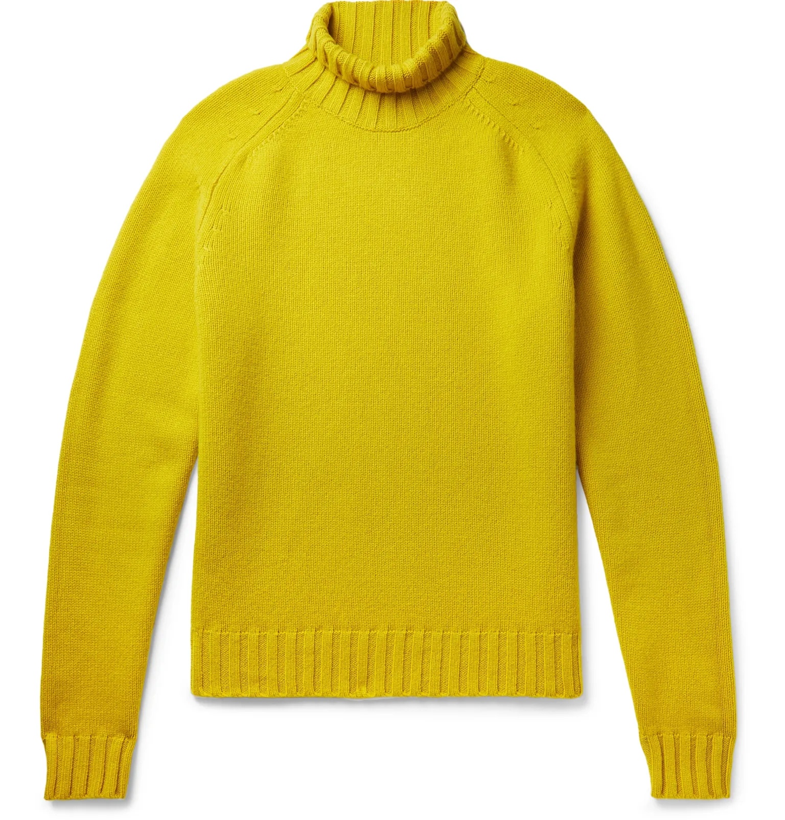 Mélange Wool Rollneck Sweater - 6