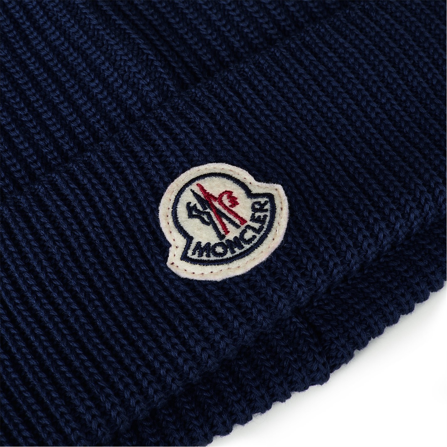 BRAND PATCH RIBBED KNIT BEANIE - 3