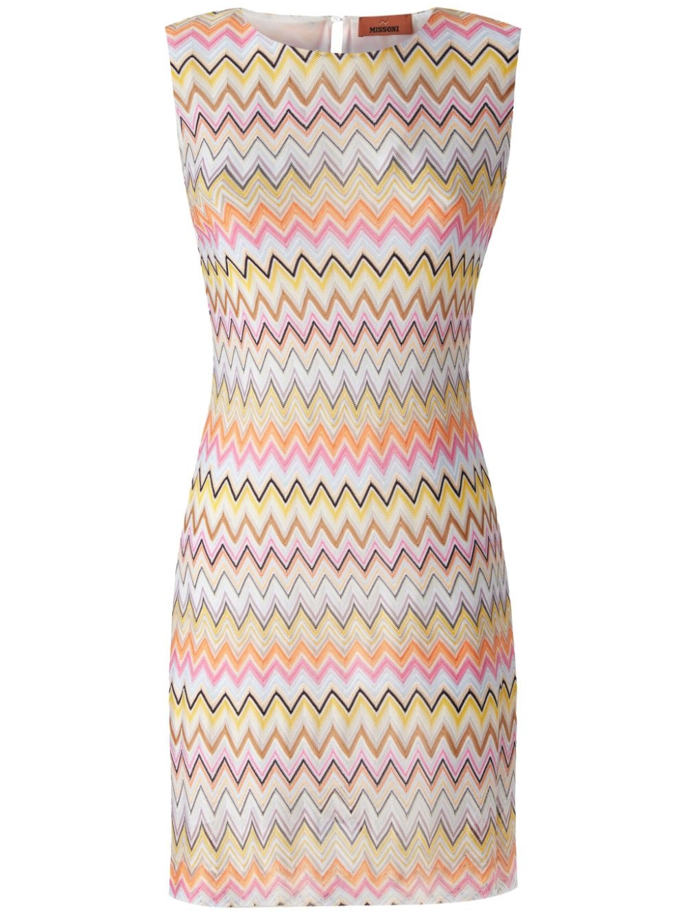 zigzag sleeveless mini dress - 1