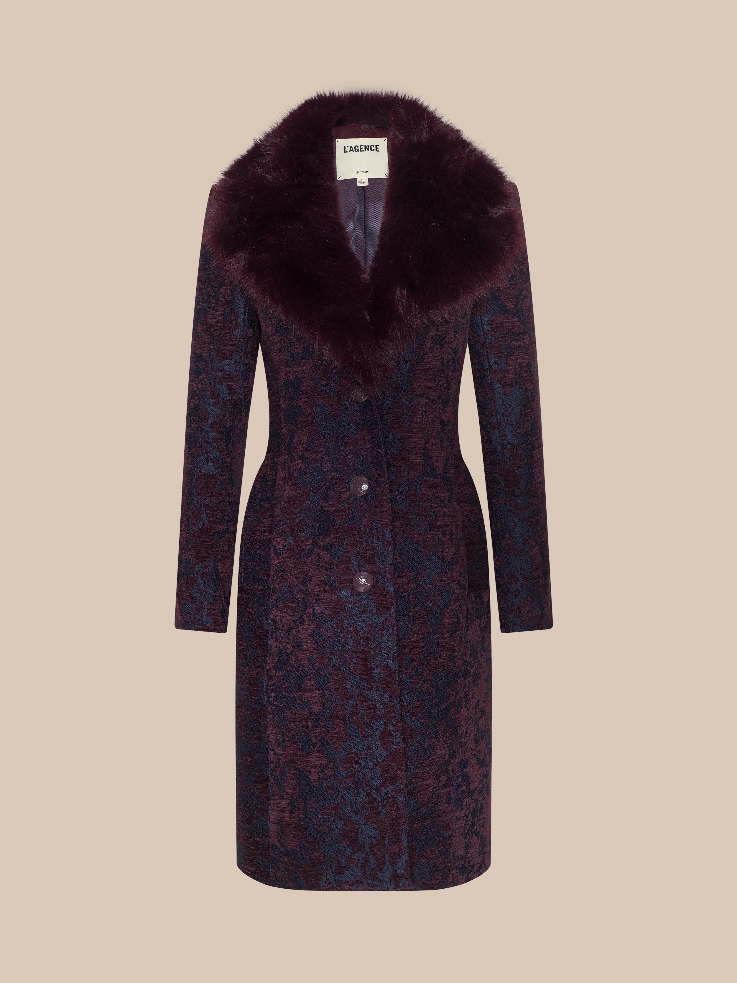 Laney Jacquard Coat - 1