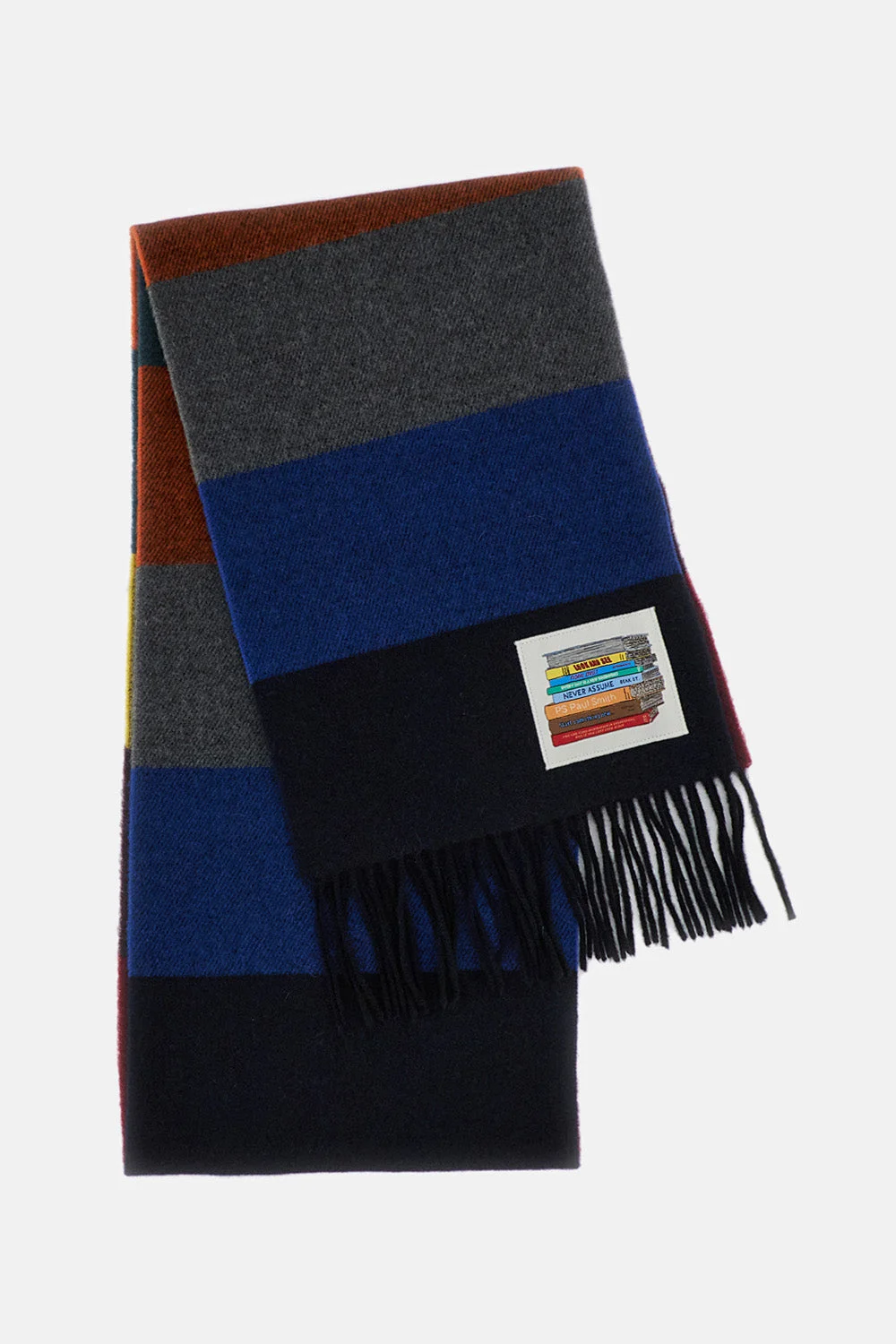 MULTICOLORED STRIPED SCARF - 1