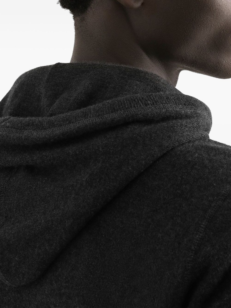 logo-embroidered hoodie 4