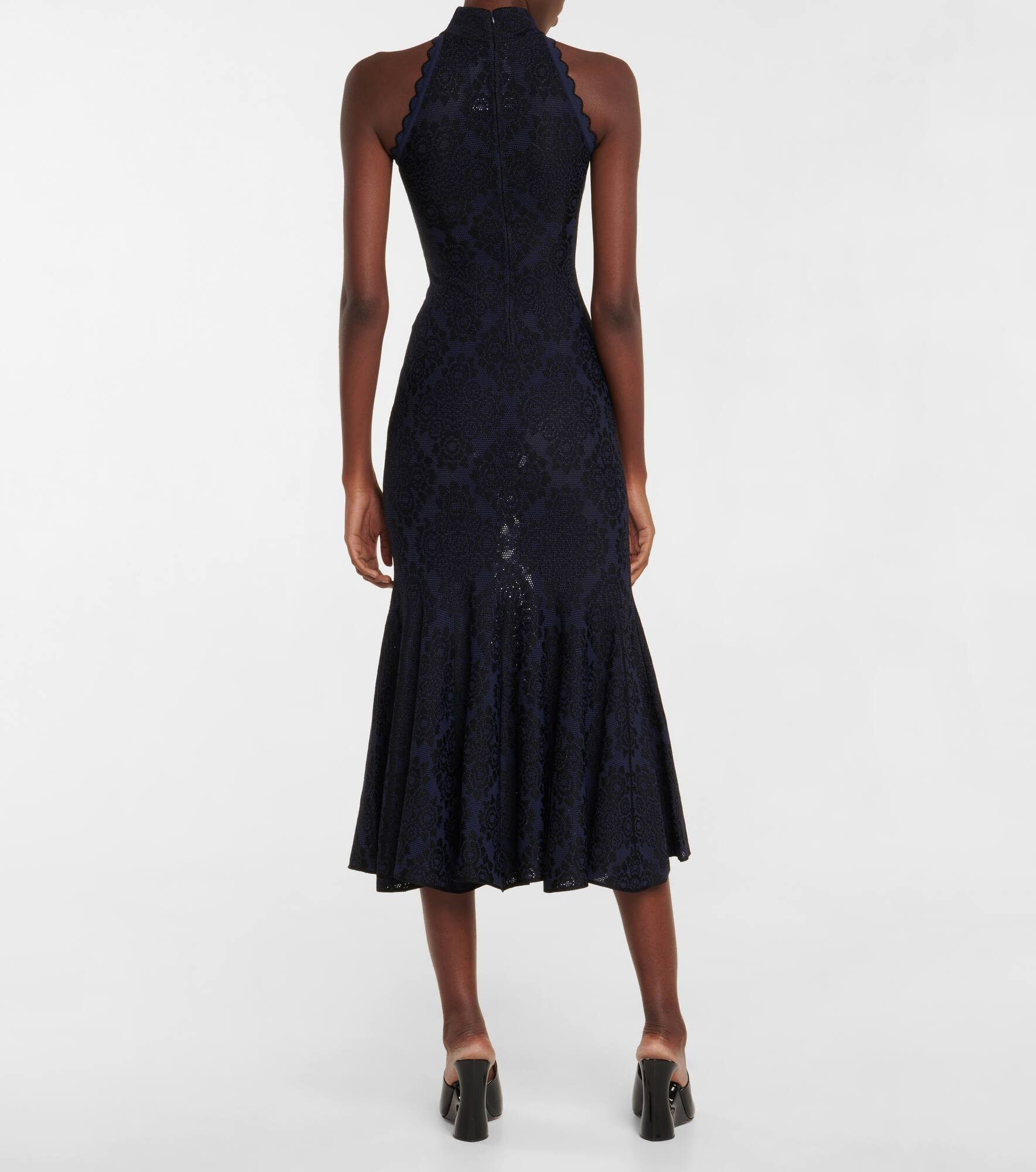 Knit midi dress - 3