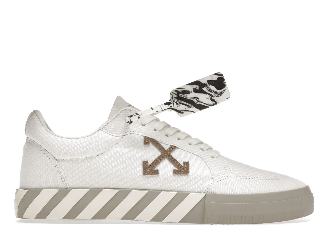 OFF-WHITE Vulc Low Eco Canvas White Grey - 1