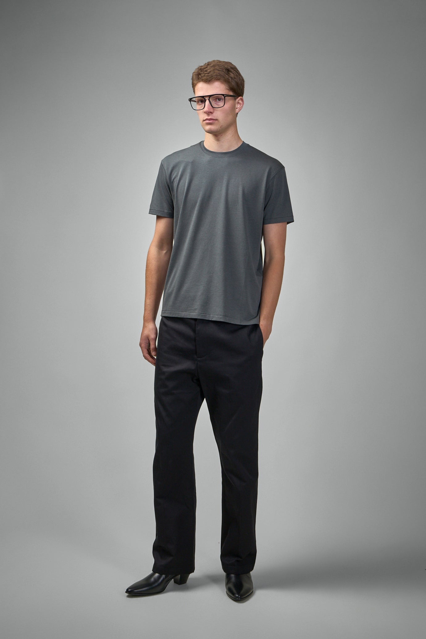 Lyocell Cotton SS Crew Neck - 2
