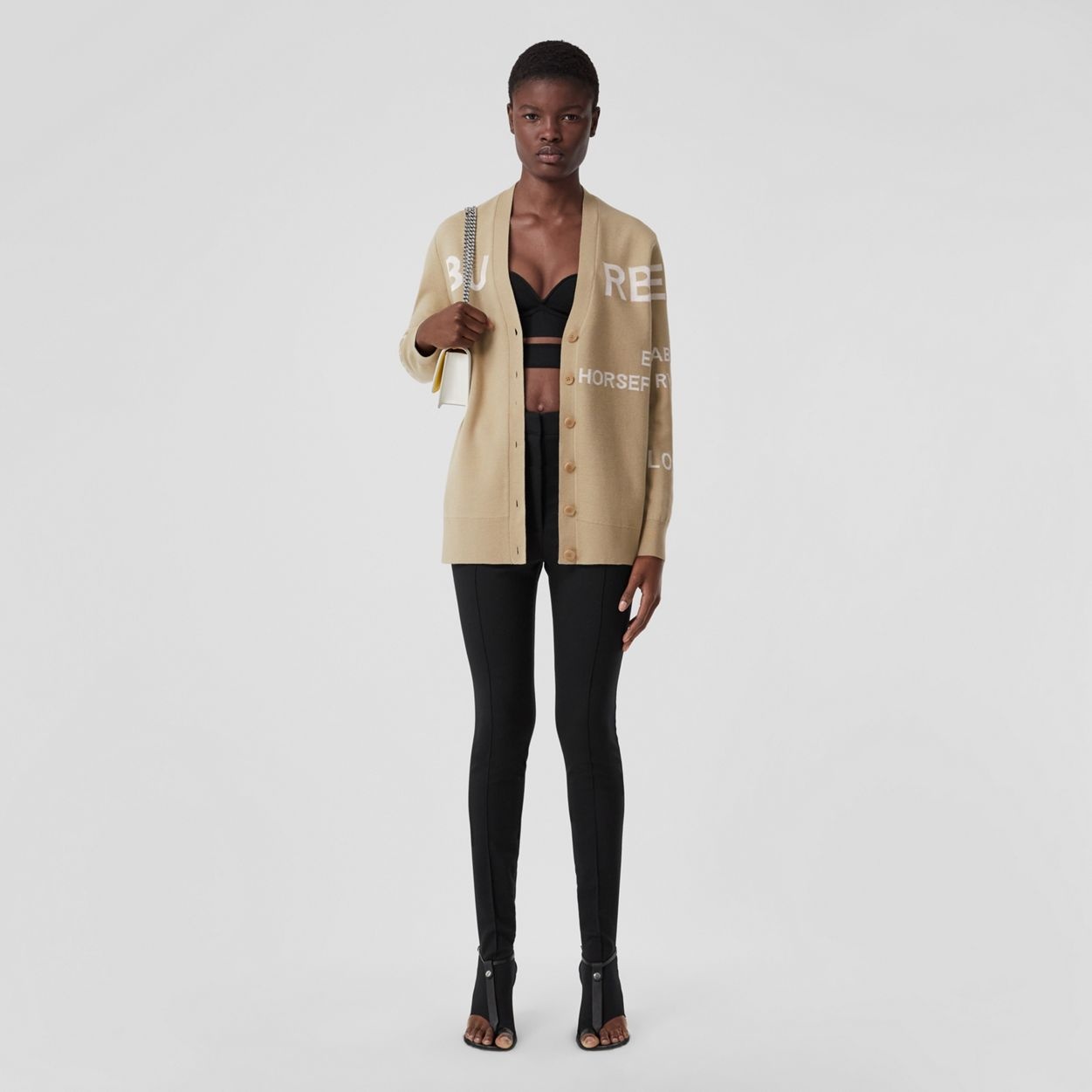 Horseferry Wool Cotton Blend Oversized Cardigan - 5