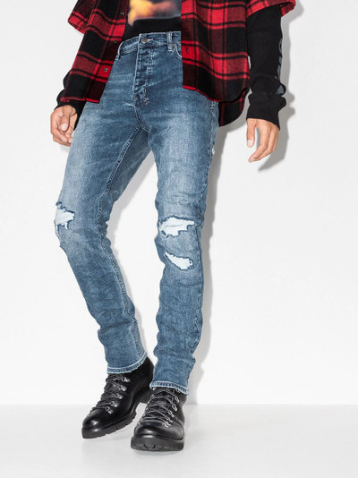 Ksubi Chitch Runway distressed slim-fit jeans outlook