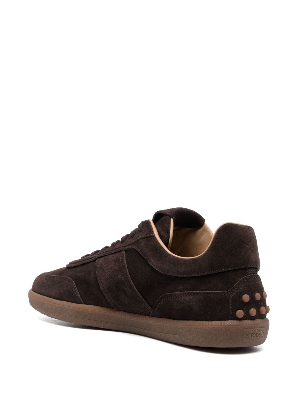 suede low-top sneakers - 3