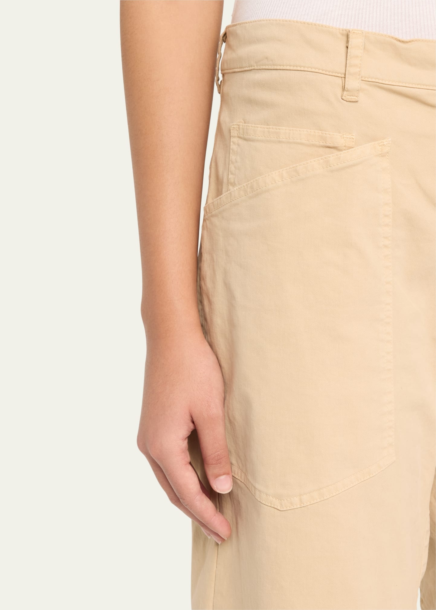Shon Mid-Rise Cropped Pants - 5