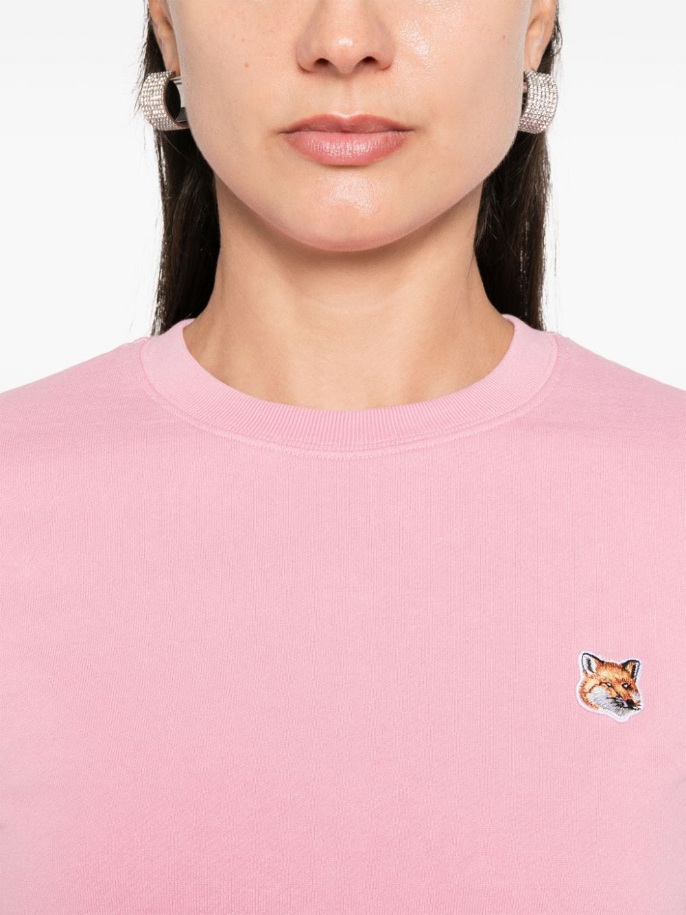 Fox Head-patch sweatshirt - 5