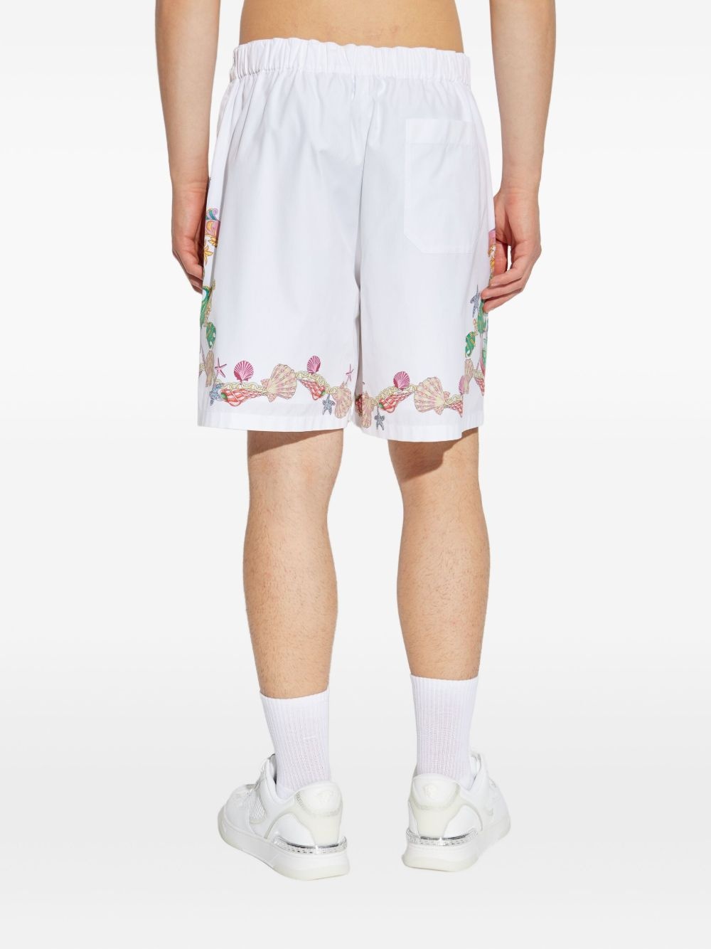 graphic-print shorts - 4