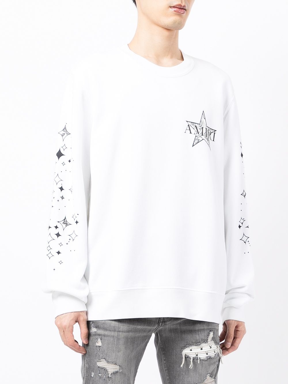 Paisley Star-print crew-neck sweatshirt - 3