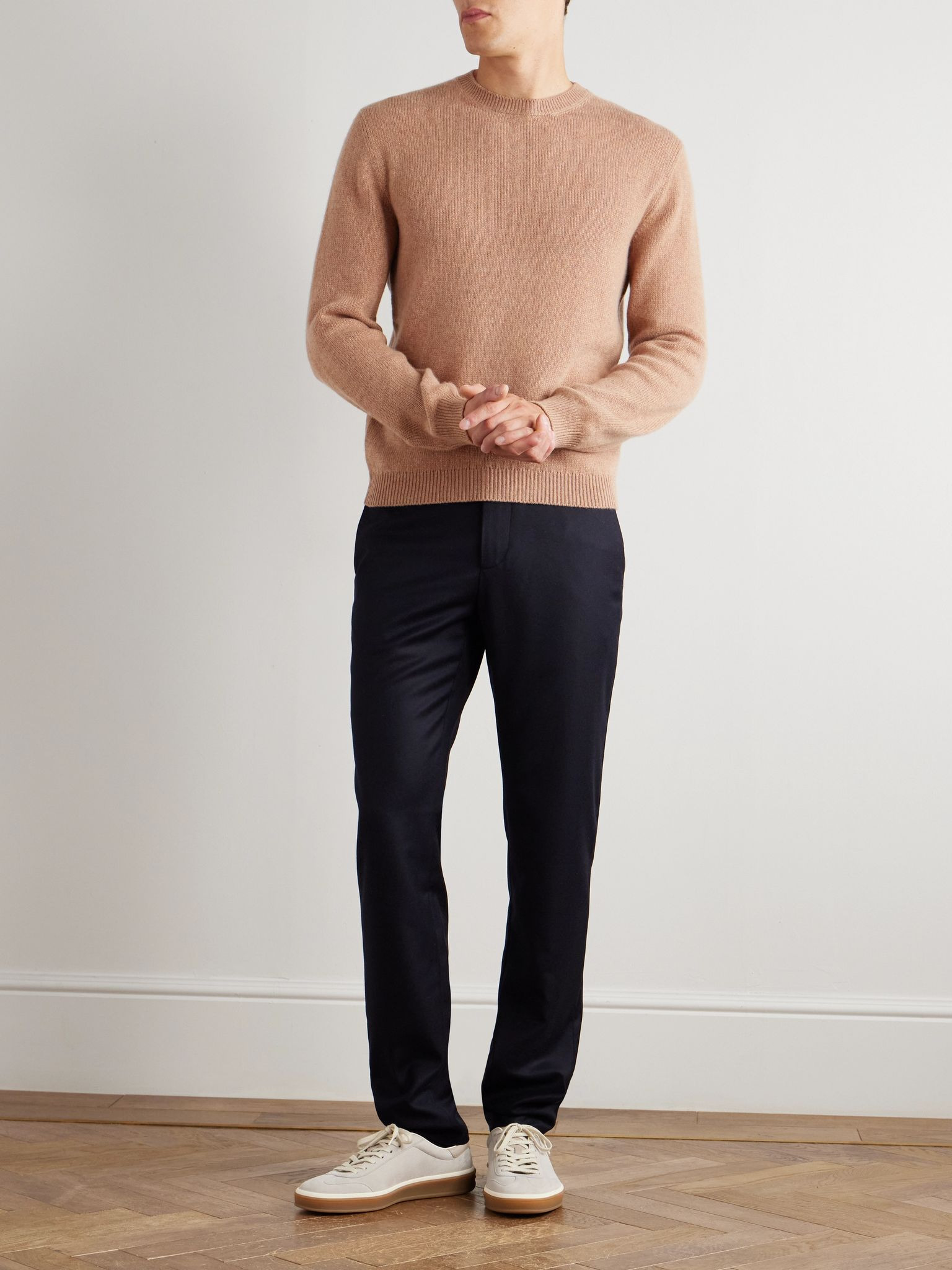 Fobello Cashmere Sweater Camel - 2
