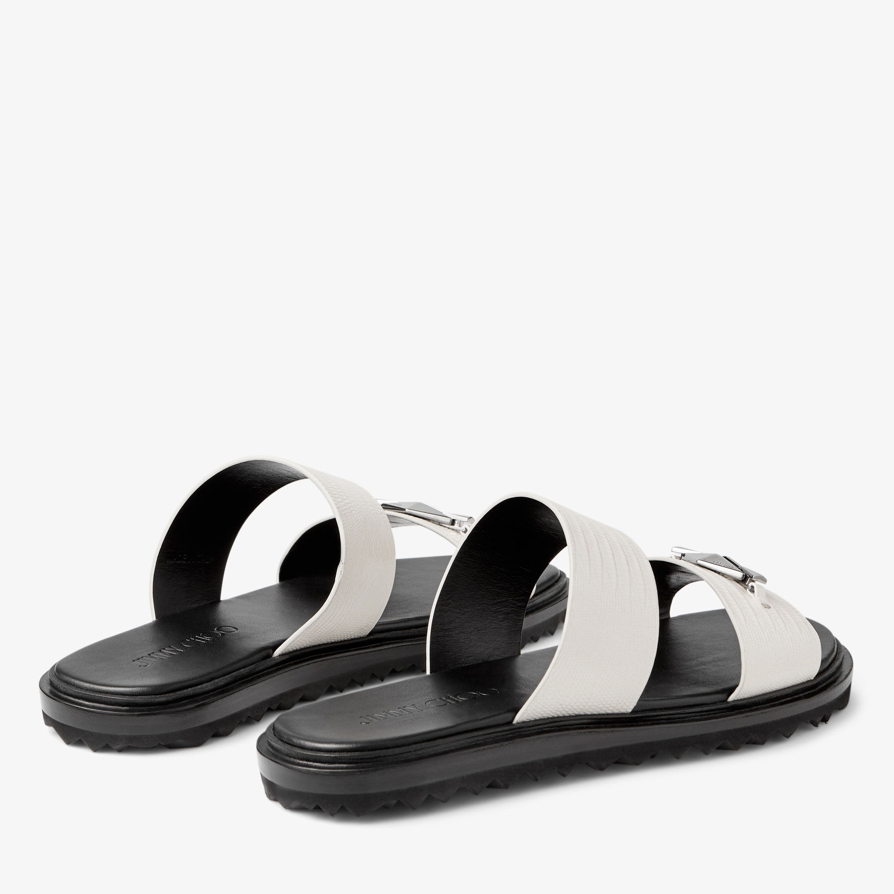 Raiden Sandal/M
Latte Lizard Printed Leather Sandals - 4