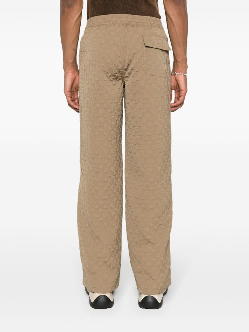 debossed-logo straight-leg trousers 4