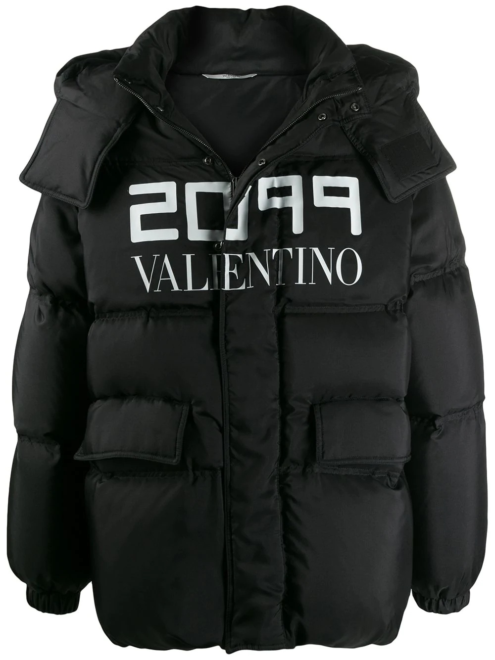 2099 log-print down jacket - 1