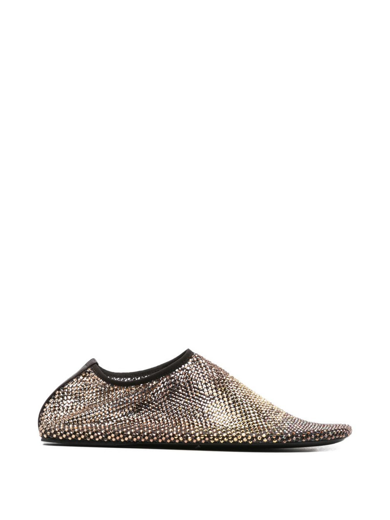 Minette ombré crystal ballet flats 1