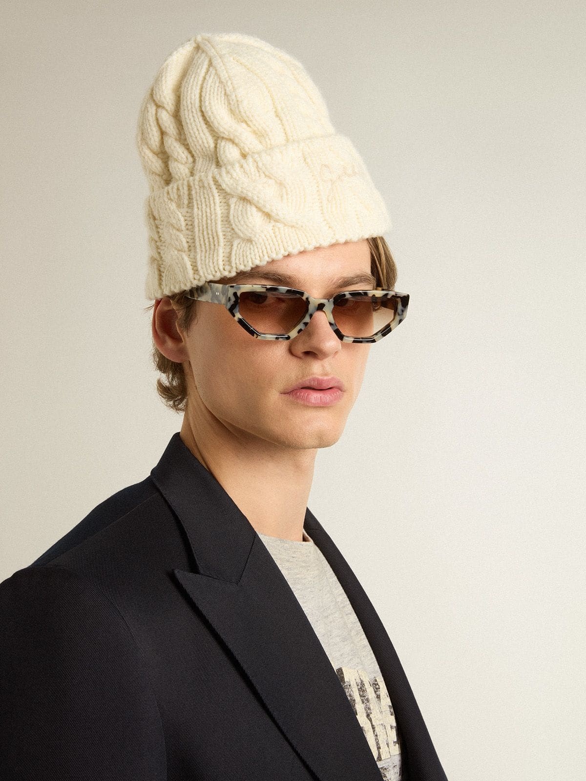 Jackie square sunglasses with tortoiseshell pattern - 3