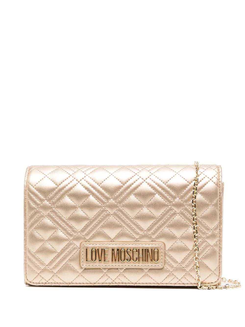 quilted crossbody bag - 1