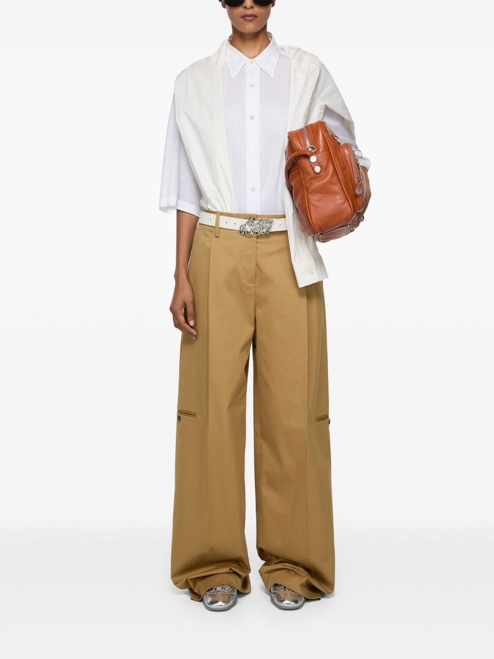 twill tailored trousers - 2