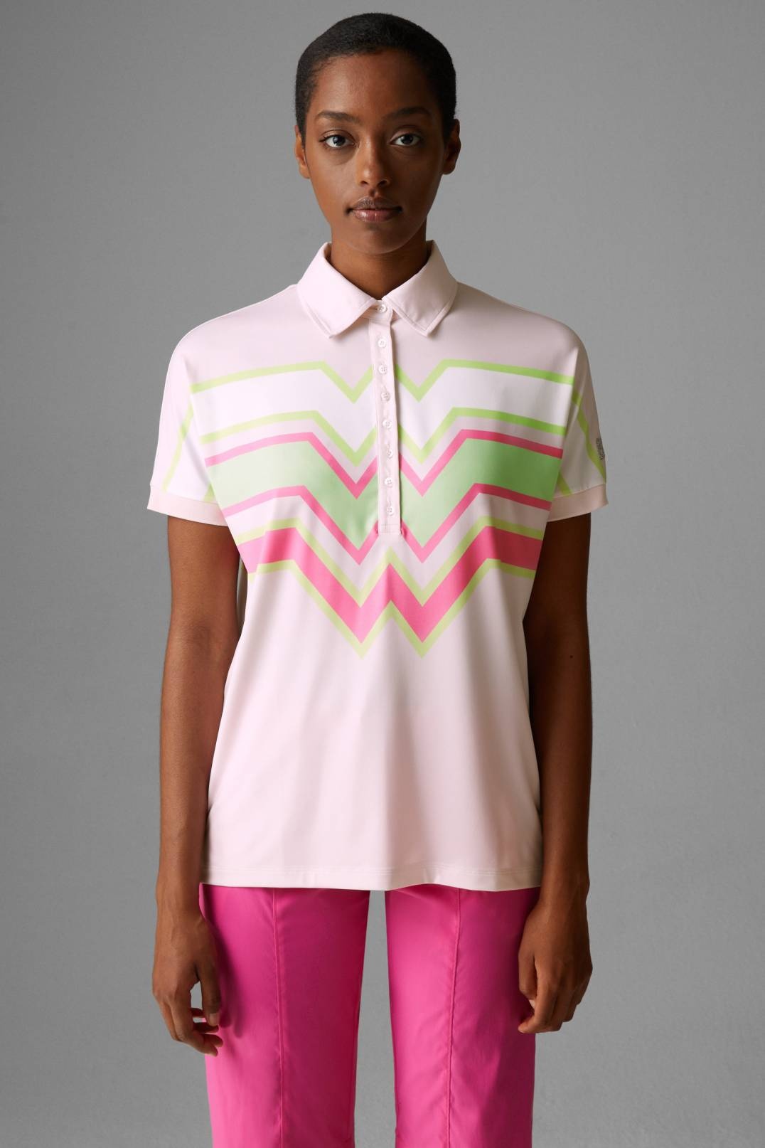 WERENA FUNCTIONAL POLO SHIRT IN ROSE/PINK - 2